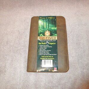 1999 Vtg Day-Timer Real World 6 Ring Binder Planner Organizer Business Cards
